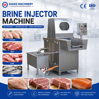 Machine industrielle d'injection de saumure pour la transformation de la viande, injecteur automatique en acier inoxydable pour poulet/porc/boeuf