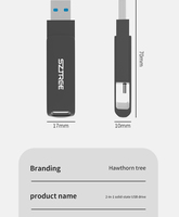 Flashdisk Kecepatan Tinggi 500Mb/s 128GB 256GB,512GB 1TB 3.0 3.1 OTG Tipe C Pendrive Flash Stick Pen Drive Mini Memory Stick Usb Flash Drive