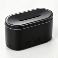 Diffuseur d'arômes 3D à effet flamme, humidificateur, design écologique, alimentation USB, ultrasonique, grande capacité pour la maison et l'hôtel