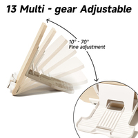 JIELISI-Support de lecture en bois pour lecture, dessin, tablette et ordinateur portable