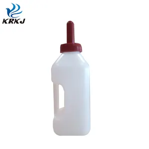 CETTIA KD923B 2L 3L livestock nontoxic plastic milk feeding bottle with handle for baby cattle cheep