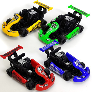 Mini Go-Kart a Retrocarica, Modellino <span class=keywords><strong>di</strong></span> Auto da Corsa, Giocattolo Educativo per Bambini, Divertente <span class=keywords><strong>Gioco</strong></span> per Ragazzi, Auto <span class=keywords><strong>in</strong></span> Plastica - Product Image 2