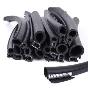 Tira de Goma EPDM para Sellado de Puertas de Automóviles y Tira de Goma Flexible para Protección de Bordes de Automóviles <span class=keywords><strong>con</strong></span> Servicios de Corte y Soldadura - Product Image 1