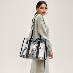 Bolsa de Playa Impermeable, Nueva Bolsa de Hombro Transparente de PVC para Mujer, Bolsa de Gelatina de Verano con una Sola Correa, Bolsa de Natación y Fitness - Product Image 5