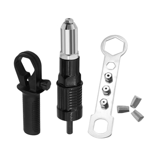 <span class=keywords><strong>Adaptador</strong></span> de pistola de remache eléctrico 2,4mm-4,8mm <span class=keywords><strong>adaptador</strong></span> de <span class=keywords><strong>taladro</strong></span> de pistola de tuerca de remache herramienta de remachado de extracción de tuerca de inserción inalámbrica - Product Image 2