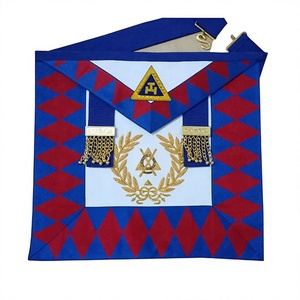 Delantal de alambre bordado a mano, alero del Arco Real, gran jefe de ceremonias - Product Image 1