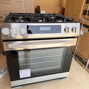 30 Inch 5 Burner Gas <b>Range</b> With Oven Stainless Steel Freestanding Convection Stove - Product Image 2