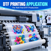 Rouleau de film de transfert DTF PET mat double face YinMeiDa avec pelage à froid pour impression par transfert thermique de haute qualité sur vêtements