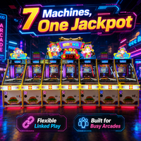 Machine à poussoir de pièces Lucky Fortune God 7, Fournisseur direct de machines d'arcade, Jeu de poussoir de pièces B2B personnalisé