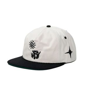 Gorra de 5 Paneles con Visera Plana y Cierre a Presión, Logotipo Personalizado OEM, Bordado en Algodón, Cuerda para Sombrero - Product Image 2