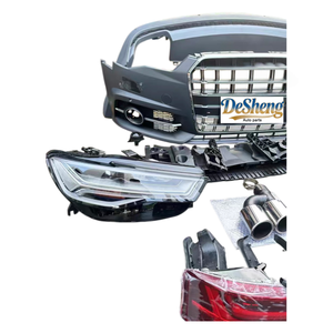 Modification exceptionnelle pour Audi A6 : mise à niveau vers les panneaux de carrosserie S6, pare-chocs avant et arrière, phares LED, calandre, aileron, support après-vente - Product Image 3