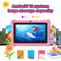 Tablet Infantil de 7 Pulgadas, Android 12, WiFi, IPS 1024x600, Tablet Educativa para Niños con 2GB de RAM y 32GB de Almacenamiento