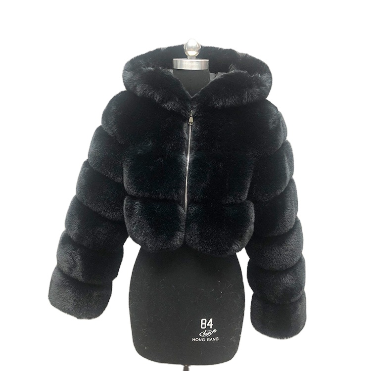 2021 короткие женские зимние пальто, Обрезанное Женское пальто из искусственного меха лисы, Женское пальто с мехом лисы