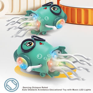 Robot pulpo bailarín, juguete educativo con evitación automática <span class=keywords><strong>de</strong></span> obstáculos, interactivo con música, luces LED, regalo <span class=keywords><strong>para</strong></span> niños pequeños - Product Image 3