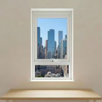Elegante Ventana Abatible Hacia Adentro para Centros Comerciales de Alta Gama