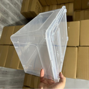 Caja de cría extra grande para reptiles, suministros de hibernación para ranas con cuernos, gusanos de seda, centípodes, geckos, caracoles, arañas, tortugas - Product Image 4