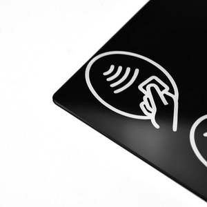 Panneau en plastique acrylique imperméable et résistant aux rayures, étiquette personnalisée, logo OEM, impression d'écran, surface vernie pour l'emballage - Product Image 5