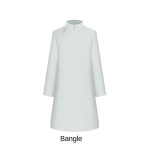 Оптовая продажа Flx S108, белое пальто, похоронное платье, унисекс, саван с длинным рукавом - Product Image 4