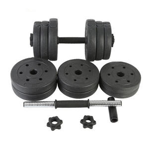 FDFIT réglable pondéré sable mélange haltères ensemble ménage fer rempli caoutchouté <span class=keywords><strong>20</strong></span> <span class=keywords><strong>Kgs</strong></span> - Product Image 1