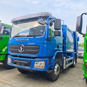 Shacman 12m3 14m3 Garbage Trash Rubbish <b>Waste</b> Refuse Vehicle Hydraulic Compactor Collection Compact Sanitation Truck - Product Image 6