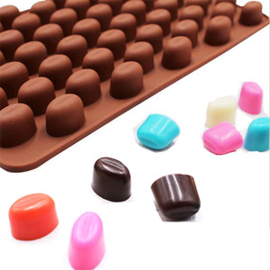 Silicone Coffee Bean Chocolate <b>Mold</b> 60 Cavities Flexible Baking DIY <b>Candle</b> Making <b>Mold</b> - Product Image 4