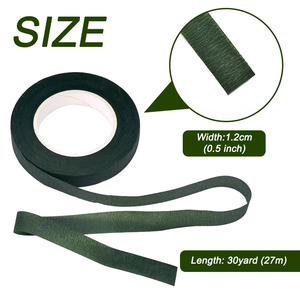 Cinta de tallo floral Flor artificial <span class=keywords><strong>Estambre</strong></span> Wrap Floristería Cintas verdes Suministros de flores de papel - Product Image 2
