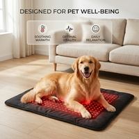Tapis de luminothérapie LED portable à double longueur d'onde (660nm 850nm) pour animaux de compagnie, soulagement de la douleur pour le corps, les mains et les pieds OEM ODM