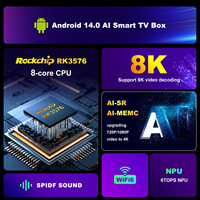 2025 Venta caliente H96 Max M9 RK3576 Smart TV Box Android 14 Octa Core BT5.4 reproductor multimedia 8K HDR AI Set Top Box