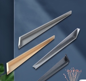 Poignées de porte de garde-robe d'armoire en alliage d'aluminium de luxe légères personnalisables poignée de foudre cachée intégrée pour meubles de <span class=keywords><strong>cuisine</strong></span> - Product Image 5