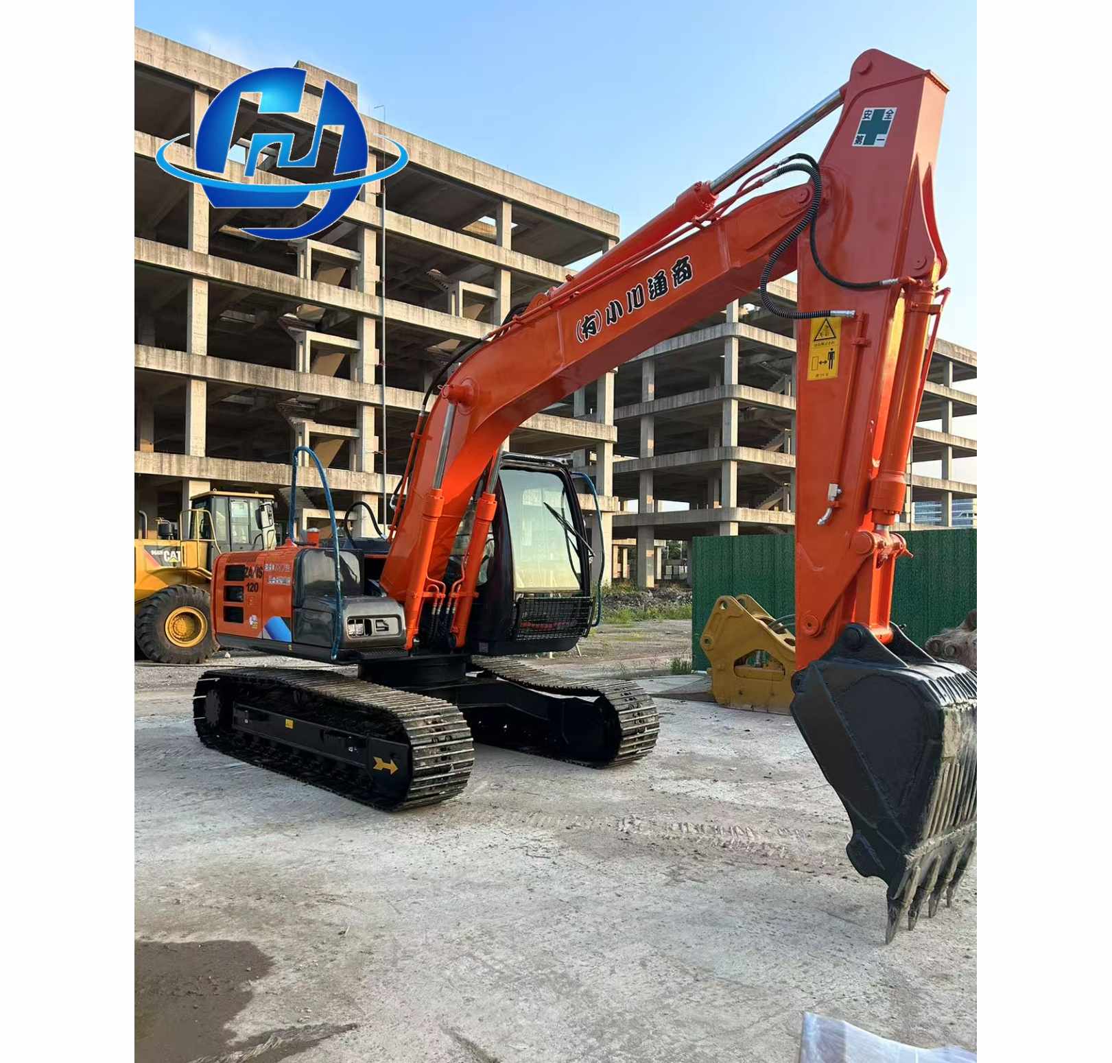 Подержанный 12-тонный экскаватор hitachi экскаватор 12ton hitachi Землеройная техника Hitachi 120 для продажи