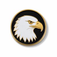 Marqueur de balle de golf personnalisé avec logo, en métal émaillé, pour cadeaux de golf, souvenirs, événements, OEM, ODM, vente en gros