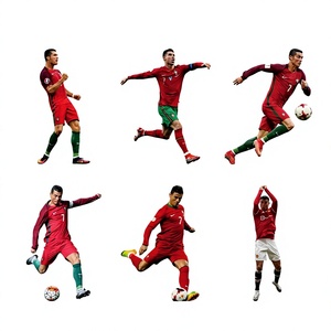 Espositore in Acrilico di <span class=keywords><strong>Cristiano</strong></span> <span class=keywords><strong>Ronaldo</strong></span>, Bifacciale, Spessore 4mm, Altezza 16cm, Prodotto in Cina; Decorazione a Tema Celebrità, Souvenir Stellari - Product Image 1