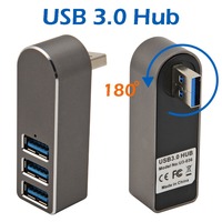 Mini Hub USB 3.0 Portátil 3 en 1, Divisor USB, Carga USB, Transferencia de Datos de Alta Velocidad, Adaptador para Laptop, HUB para Computadora