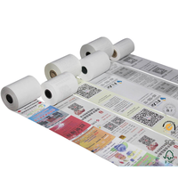 2025 Últimos rollos de boletos térmicos en blanco personalizados de 80mm para eventos Texto personalizado y código de barras