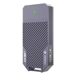 Portable avec ventilateur 2.5 boîtier de disque dur 2.5 Sata vers Usb4.0 40gbps boîtier SSD pour ordinateur portable