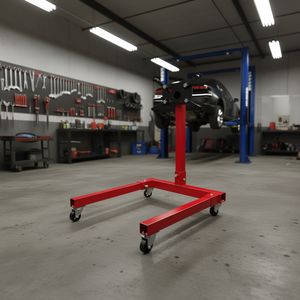 Soporte Giratorio de 360 Grados para Motor de Motocicleta de Alta Resistencia, 1250 Libras, 4 Ruedas, Equipo de Mantenimiento de Vehículos para Reparación Automotriz - Product Image 2