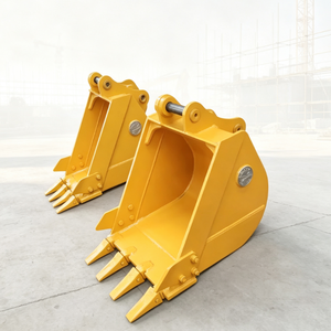 Godet de terrassement SOOSAN 2,2 m³ compatible avec excavatrice de 48 tonnes, pour sols durs, argile, pierres molles, travaux de construction légers. - Product Image 1