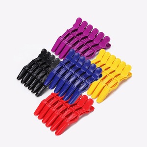 Pinces à cheveux multifonctions en plastique pour permanente et coloration, pinces crocodiles à bec de canard pour femmes, usage quotidien - Product Image 1
