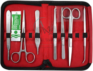 Kit de dissection de haute qualité certifié CE, instruments en acier inoxydable pour la chirurgie vétérinaire, kit de chirurgie générale réutilisable - Product Image 2