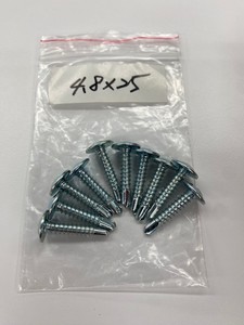 Vis autoperceuses M4.8 x 25 mm à tête profilée modifiée, zinguées CR3+, vis pour charpente en acier, acier au carbone C1022, Homn Reen - Product Image 6