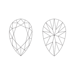 Gema de Moissanita Multicolor con Corte en Forma de Pera |   Certificado por GRA |   Adecuado para la fabricación de joyas como colgantes y pendientes - Product Image 2