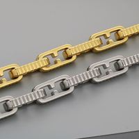 2024 Bracelet à chaîne carrée en acier inoxydable pour hommes et femmes à la mode Bracelets de cyclisme personnalisés