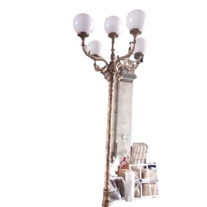 Five Head Garden Lamp Brass Body <b>Led</b> <b>Light</b> Source A19 Bulb Semi Flush Mount Outdoor Lighting - Product Image 3