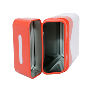 Caja Metálica Reciclable para Cigarrillos, Paquete <span class=keywords><strong>de</strong></span> 20 Unidades, Caja <span class=keywords><strong>de</strong></span> Hojalata Resistente a Niños con Tapa con Bisagras para Cigarrillos - Product Image 2