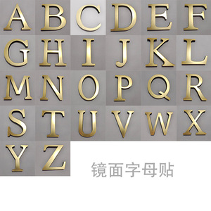 Adesivo Murale 3D in Acrilico <span class=keywords><strong>con</strong></span> Lettere Inglesi, Numeri e Piastrelle Come Sfondo per Decorazione Pareti - Product Image 2