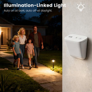 Sensor de luz Zigbee a prueba de agua, alimentado por batería, controlado por aplicación para cortinas inteligentes - Product Image 3