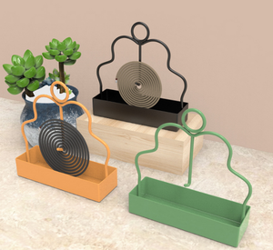 Nuovo Porta Spirali Antizanzare Grande in Ferro Battuto, Bruciatore di Incenso, Vassoio per Spirali Antizanzare, Vassoio per Bruciatore di Incenso - Product Image 2