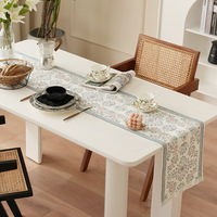 Décor à la maison fleur chemin de table imprimé personnalisé conception originale chemin persan pour table décor de table à manger à la maison