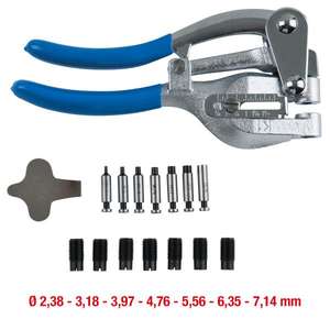 KS TOOLS - 118.0105 <b>Punch</b> pliers <b>set</b> (16 pcs) - EAN 4042146632536 BODY AND METAL SHEETS - Product Image 2