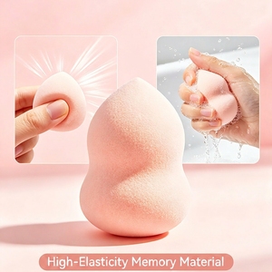 Difusor de Maquillaje Lavable y Duradero, Súper Suave, Cosméticos Naturales, Marca Privada, Logotipo Personalizado, OEM, Proveedor de Herramientas de Belleza Facial al por Mayor - Product Image 2